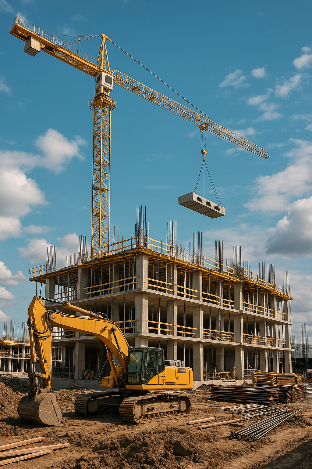 Commercial facade with glass and aluminum