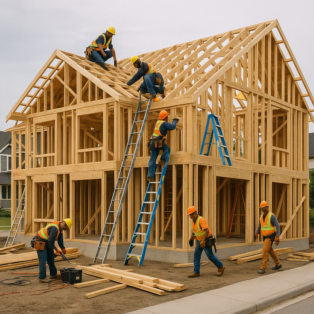 Residential bi-fold opening to deck